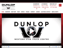 Tablet Screenshot of dunlopwesternstar.com